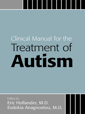 cover image of Clinical Manual for the Treatment of Autism